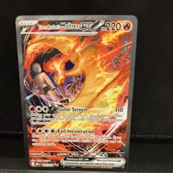 Team Rocket's Moltres ex - 229/182 - SIR - Destined Rivals - Pokemon Card - NM/M - Image 1