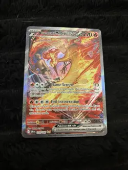 Pokemon TCG Team Rocket's Moltres EX 229/182 Destined Rivals Sir Mint - Image 1