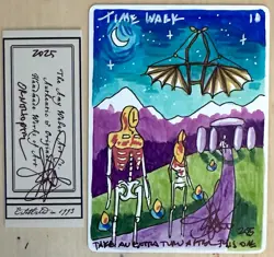 MTG ARTIST PROOF BB Chinese Ornithopter Time Walk AP Sketch Art Amy WEBER Magic - Image 1