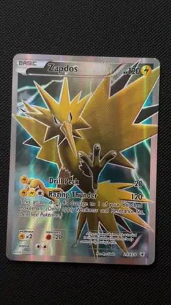 Pokemon TCG Card Zapdos 29/83 Generations Ultra Rare Full Art Holo NM - Image 1