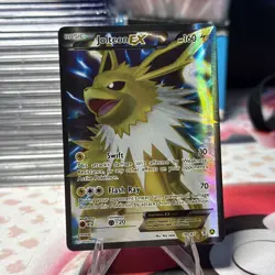 Pokemon Card TCG Jolteon EX 28a/83 Generations Ultra Rare Holo Full Art - Image 1
