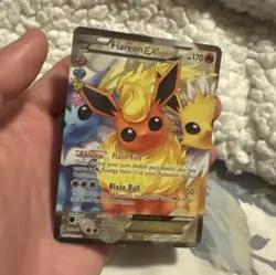 Pokemon TCG Flareon EX RC28/RC32 Generations Radiant Collection Full Art Holo - Image 1