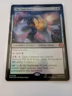 The Soul Stone 0066 (Foil) MTG Magic Marvel's Spider-Man Mythic Rare - Image 1