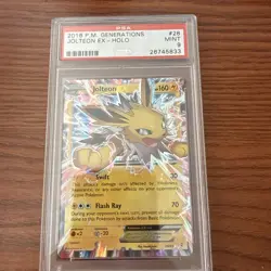 Pokemon Jolteon EX TCG 28/83 Generations Ultra Rare Holo Full Art - Image 1