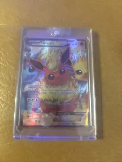 Flareon EX (Full Art) RC28-32 Generations: Radiant Collection Holo (Read) - Image 1