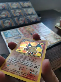 1999 Pokemon Base Set Charizard 4/102 Holo Unlimited WOTC Original LP - Image 3