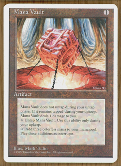 Mana Vault - 4th Edition - Light Play!! - Image 1