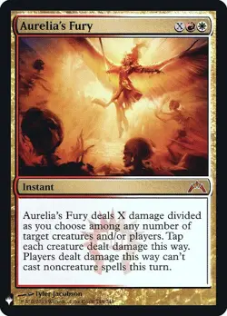 Near Mint x 1 Aurelia's Fury - Foil Mystery Booster / The List - Image 1