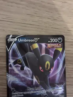 Umbreon V 094/203 Evolving Skies Pokemon English Holo Rare Single Strike LP - Image 5