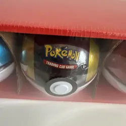 Pokemon TCG: Poke Ball Tin 3 Pack Bundle Booster Pokeball Set - New & Sealed - Image 3