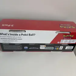 Pokemon TCG: Poke Ball Tin 3 Pack Bundle Booster Pokeball Set - New & Sealed - Image 5