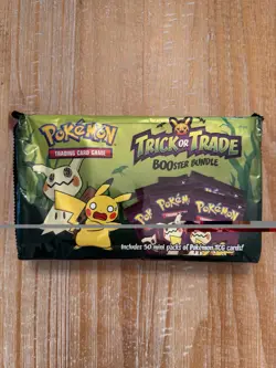 NEW & SEALED 2023 Pokemon 50 Pack, 150 Card Trick or Trade BOOster Bundle RARE! - Image 1