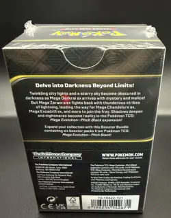 Pokemon Mega Evolution Pitch Black Booster Bundle 6 Pack New Sealed UK Seller - Image 2