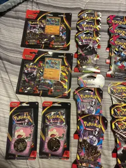 Pokemon TCG Pitch Black Sealed Lot Booster Bundle Sleeved Pack New Sealed Unopen - Image 2