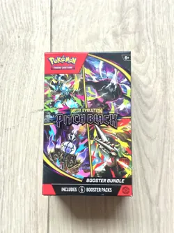 Pokemon TCG Mega Evolution-Pitch Black unsealed Booster Bundle with sealed pack - Image 1
