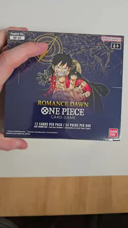 One Piece Booster Box OP01 BLUE BOTTOM First Print Romance Dawn Sealed English - Image 2