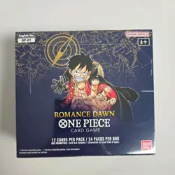 One Piece Booster Box OP01 BLUE BOTTOM First Print Romance Dawn Sealed English - Image 3