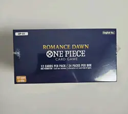 One Piece Booster Box OP01 BLUE BOTTOM First Print Romance Dawn Sealed English - Image 5