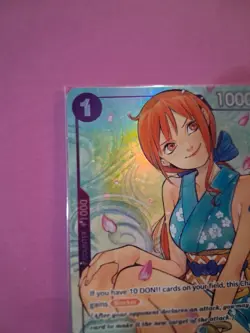 Nami (Parallel) OP08-106 One Piece CCG Two Legends Foil SR EN 5C 5000 Pokimari - Image 3