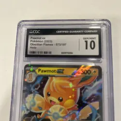 CGC 10 Pawmot EX Obsidian Flames Double Rare 073/197 2023 Pokemon OBF Graded - Image 3