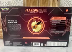 FLAREON VMAX Premium Collection Box Pokemon TCG Sealed - Image 2