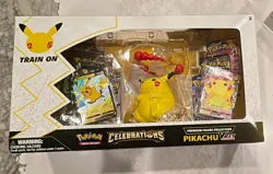 Pokemon Celebrations Pikachu VMAX Figure Box (back of box slightly damaged) - Image 1