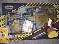 1x Pokemon TCG Crown Zenith Pikachu VMAX Special Collection Box - Image 4