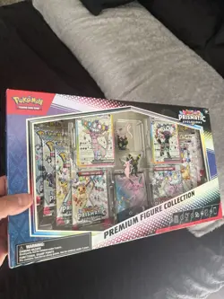 Pokemon TCG Prismatic Evolutions Premium Figure Collection Sealed Box - Image 1