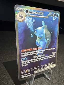 Pokemon TCG Blastoise EX Card 200/165 Scarlet & Violet 151 Series Mint Condition - Image 4