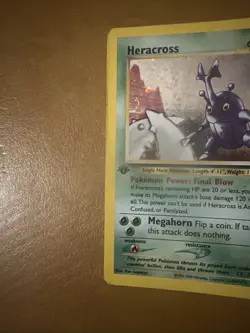 Pokemon TCG Heracross Neo Genesis Holo Card 6/111 1st Edition - Image 5
