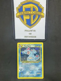 POKEMON NEO GENESIS UNLIMITED FERALIGATR HOLO 5/111 LP+ ITA - Image 1
