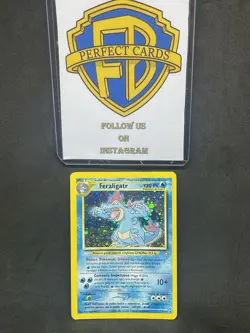 POKEMON NEO GENESIS UNLIMITED FERALIGATR HOLO 5/111 LP ITA - Image 1