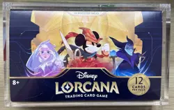 Disney Lorcana The First Chapter Booster Box 1st Print EN01 Sealed +Acrylic Case - Image 1
