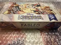 Disney Lorcana Fabled Booster Box Factory Sealed - In Hand - Image 3