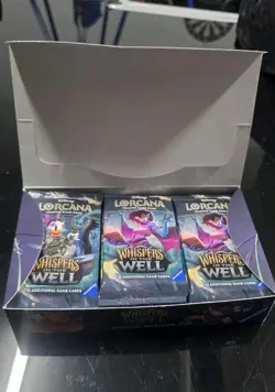 Disney Lorcana TCG Whispers in the Well Booster Box Display 24 UNSEALED - Image 1