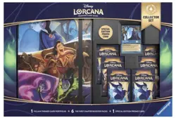 Disney Lorcana TCG The First Chapter Collector Box Maleficent Promo & 6 Boosters - Image 1