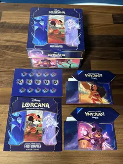 Disney Lorcana TCG "The First Chapter" Trove Empty Box W/ Inserts - Image 1