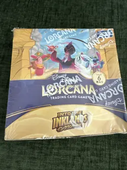 Disney Lorcana TCG: Into The Inklands Booster Box (Japanese) SEALED US SELLER - Image 1