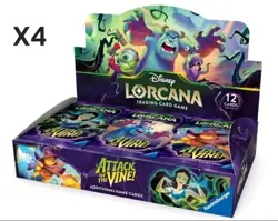 Disney Lorcana TCG Attack of the Vine! Booster Case Factory Sealed - Image 1