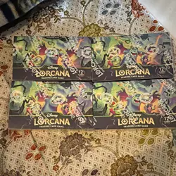 Disney Lorcana TCG Set 13 Attack of the Vine Booster Box x 4 boxes (SEALED) - Image 1