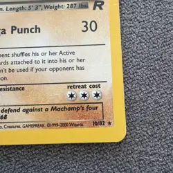 Dark Machamp Holo Rare Pokemon Card 10/82 Team Rocket Series LP-MP - Image 3