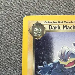 Dark Machamp Holo Rare Pokemon Card 10/82 Team Rocket Series LP-MP - Image 5