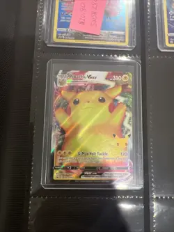 Pokemon TCG: Pikachu VMAX Celebrations SWSH062 Full Art Black Star Promo NM - Image 1