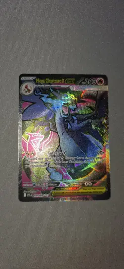 Pokemon TCG Mega Charizard X EX 109/094 Phantasmal Flames Full Art Pack Fresh NM - Image 2