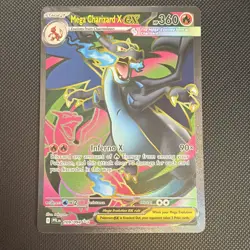 Pokemon TCG Mega Charizard X EX 109/094 PFL Full Art Holo NM+ - Image 2