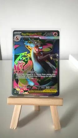 Pokemon TCG Mega Charizard X Ex 109/094 Phantasmal Flames Full Art - Image 1