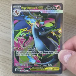 Mega Charizard X EX 109/094 Phantasmal Flames Secret Rare Pokemon TCG NM/M - Image 1