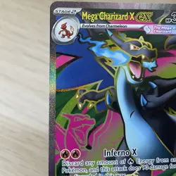 Mega Charizard X EX 109/094 Phantasmal Flames Secret Rare Pokemon TCG NM/M - Image 3