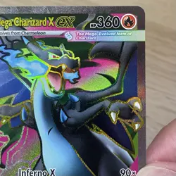 Mega Charizard X EX 109/094 Phantasmal Flames Secret Rare Pokemon TCG NM/M - Image 4