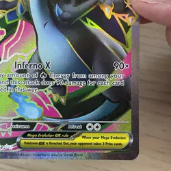 Mega Charizard X EX 109/094 Phantasmal Flames Secret Rare Pokemon TCG NM/M - Image 5